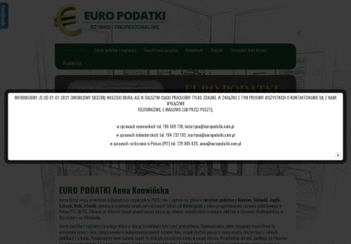 Euro Podatki Anna Konwińska